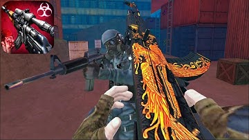 Zombie 3D Gun Shooter Real Survival Warfare Part 19 ZOMBIE TOWER Stage Gameplay Walkthrough Android