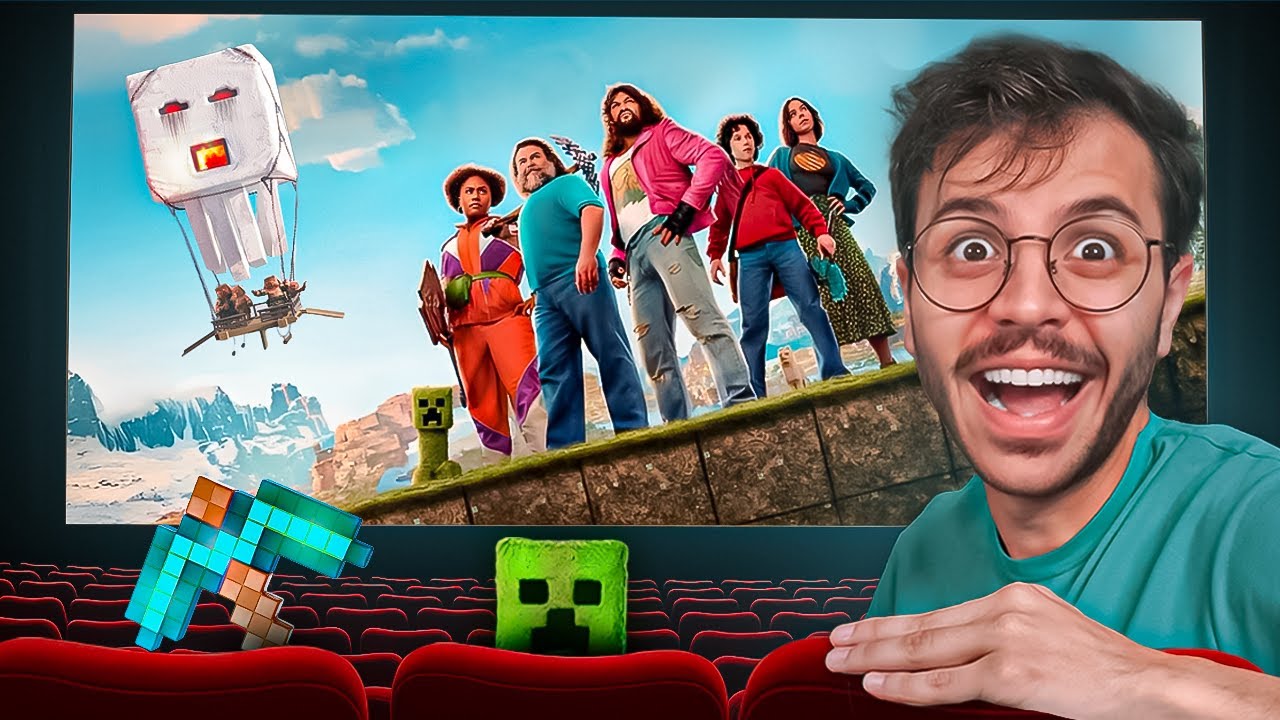 تابعت فلم ماين كرافت في السينما !!