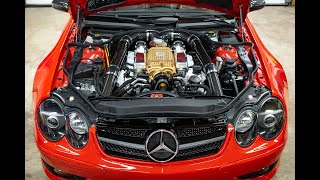 Walkaround and tour of custom Mercedes Benz SL55 AMG. Sounds and looks insane!