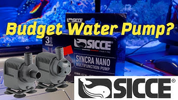 SICCE Syncra Nano Water Pump (UNBOXING and REVIEW) #aquarium    #water #pump