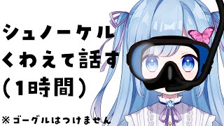 【謎】シュノーケルくわえて喋ったらどうなるのか気になるから試してみよう！【Vtuber/瑠璃野ねも】