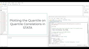 Stata- Plotting the Quantile-on-Quantile Correlation
