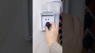 💧 Waterproof Wall Socket Cover |⚡Protect Your Switches from Water & Dust ⚡✨ #Shorts #usefulproducts