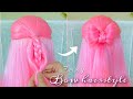 Bow hairstyle for beginners step by step tutorial