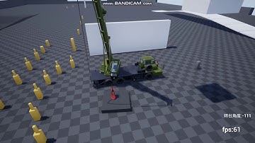 UE4 Crane Physic Rope With SplineMesh