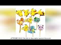 A Set Pokemon Cake Topper Kawaii Anime Figure Pikachu Charizard Cake Insert Children's Happy Birthda