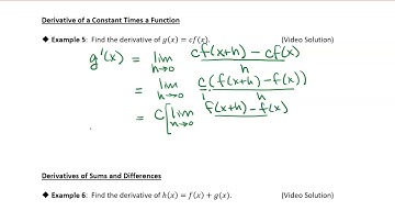 6.1 Derivative Formulas for Powers and Polynomials: Example 5