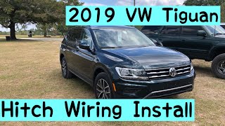 VW Tiguan Hitch Wiring Harness Install  Rambling with Phil