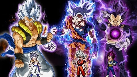 Gogeta TP V3 OP(All Form) VS Goku DBS 3.5 Buff OP(AF) & Vegeta DBS OP in Jump Force Mugen