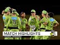 Thunder claim thrilling final-ball win over the Renegades | Rebel WBBL|05