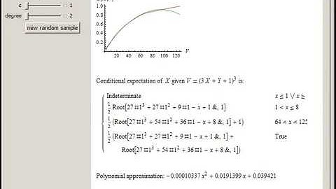 Estimating Conditional Expectations with Monte Carlo Simulation and Least Squares Regression