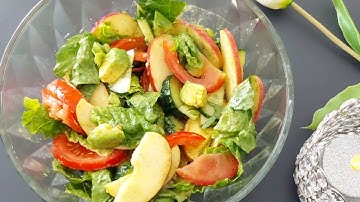 apple cucumber salad ,Apfel gurken salat ,lettuce apple cucumber salad ,#apple cucumber salad
