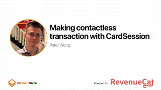 Making contactless transaction with CardSession