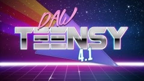 This is the Teensy Touch DAW