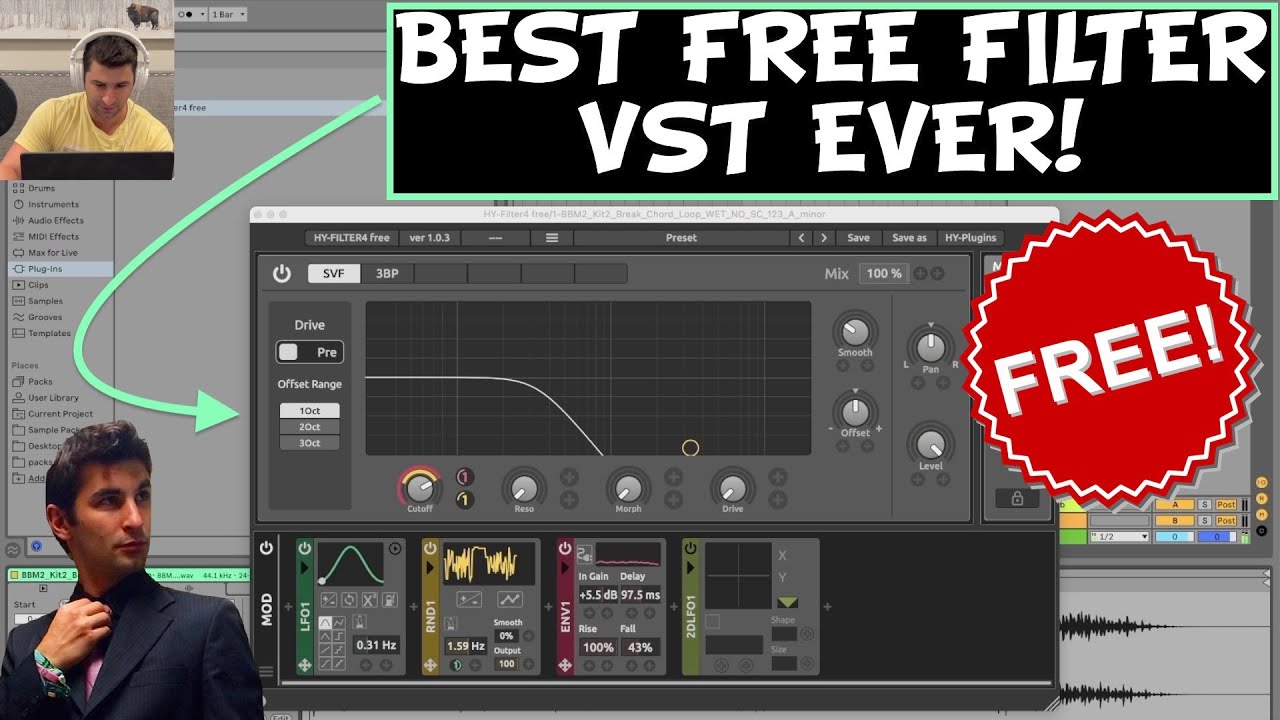 The BEST FREE Filter VST Plugin I ve EVER Used HY Filter 4 BEST The BEST FREE Filter VST Plugin I ve EVER Used HY Filter 4 BEST