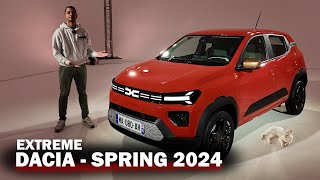 Nouvelle DACIA SPRING 2024 - EXTREME 65ch Toutes les nouveautés en détail