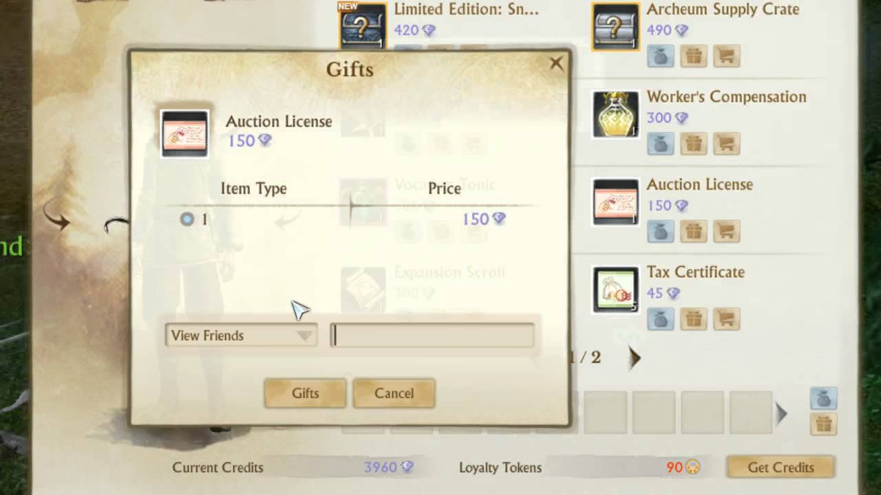 Auction house License how a free player can get it Trade broker AH