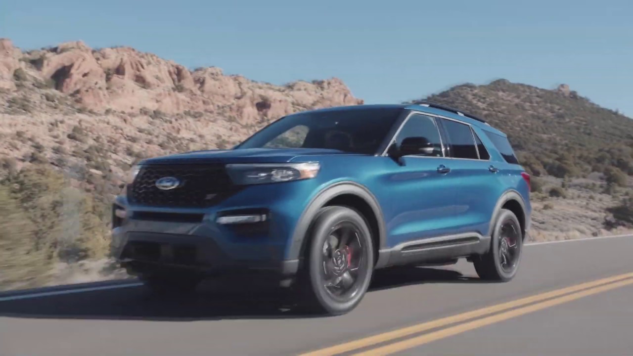 2020 Ford Explorer ST Headlights & Tail Lights - YouTube