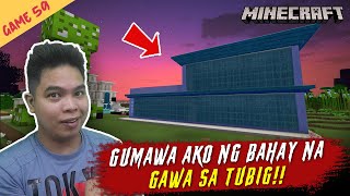 Gumawa Ako ng Bahay na Gawa sa Tubig - Minecraft Part 59