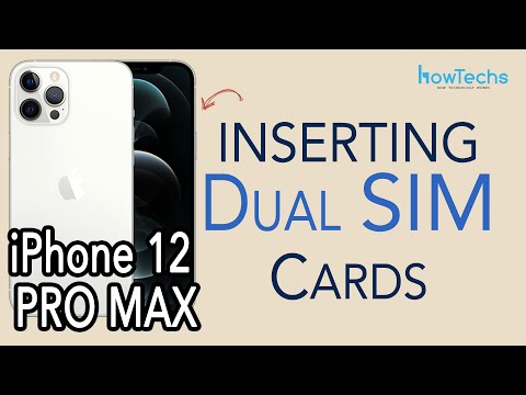 Video iPhone 12 Pro MAX - Set Up Dual SIM cards - How to... - youtube