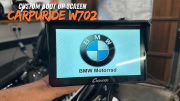 How to install a custom boot up screen on Carpurides W702(Using an Apple computer).10 minute job.