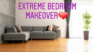 EXTREME Bedroom Makeover | LUXE ON A BUDGET Room Transformation