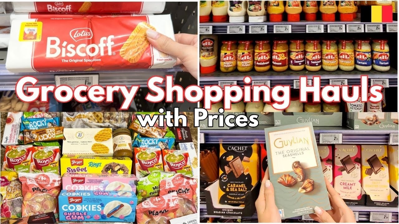 Grocery Shopping in Belgium | Expensive or Cheap? | Carrefour Express haul in Brussels + Prices