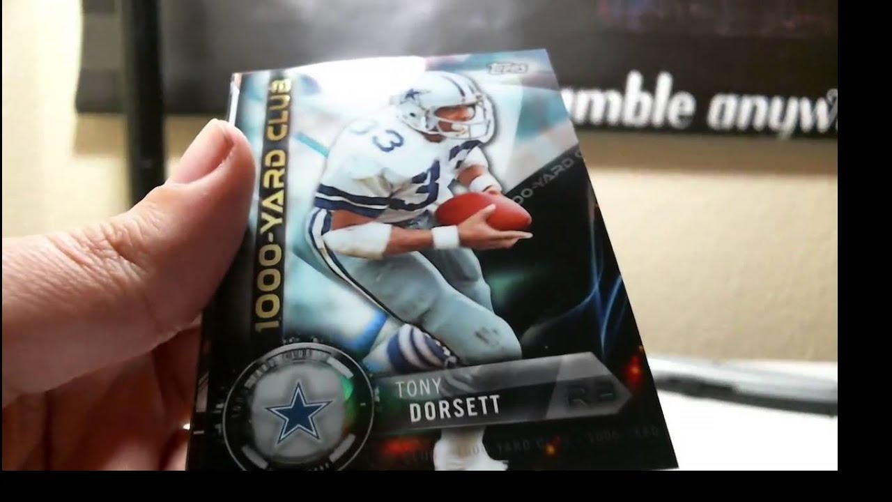 2015 Topps Chrome Football 6 Box Break 12-12-2015 (VARIATION AUTO MOJO)