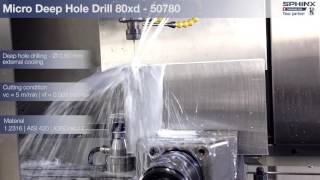 Micro deep hole drill - Ø 0.60 - 80xd - 1.2316