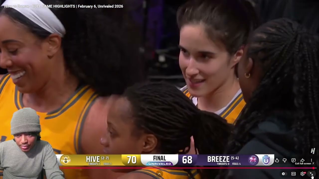 Hive vs Breeze - FULL GAME HIGHLIGHTS |February 6, Unrivaled 2026 Reaction 