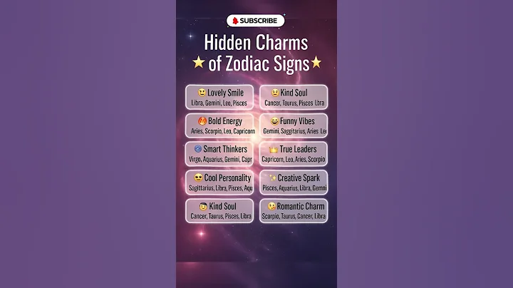 Hidden Cahrme Of Zodiac Signs #astrology #zodiac #horoscope #usa