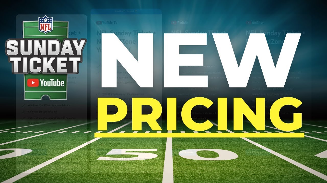 TV and   Just Announced New Pricing for NFL Sunday