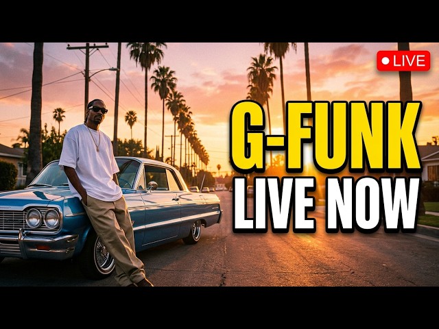 West Coast Hip Hop Live Stream | Original G-Funk Track | 90s Vibes