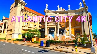 Atlantic City 4K - UHD, Ultimate Hotel & Downtown Drive, New Jersey USA