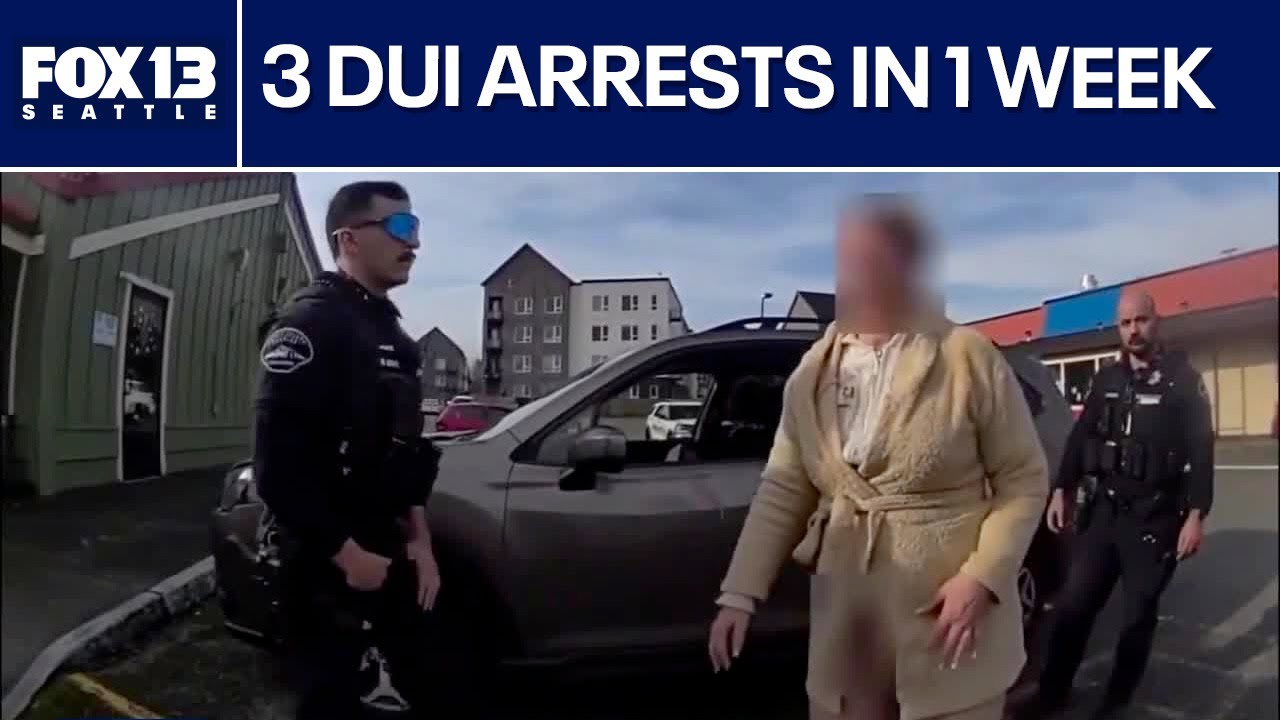 Pierce County woman arrested three times for alleged DUI in one week freed on bail