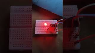 Automatic night lamp model using LDR AND LED Arduino IOT