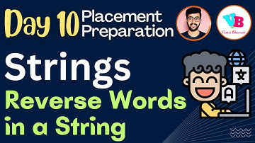 Strings - Reverse Words in a String in telugu | DSA in Telugu | Vamsi Bhavani