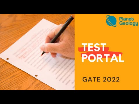 GATE 2022 Geology Test Series Instructions for Portal Access