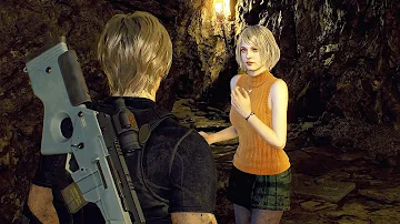 Ashley is jealous of Ada Wong and Leon's Relationship in RESIDENT EVIL 4 REMAKE