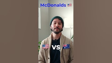 Mcdonalds || American English VS Australian