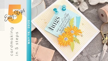 CARDMAKING IN 5 EASY STEPS | Plus a BONUS Card | Spellbinders Take Note Collection | May 17, 2025