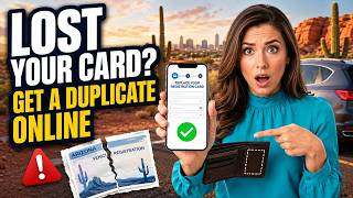 How to order a duplicate registration card online in Arizona