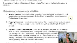 The Basics of Commercial Insurance! screenshot 4