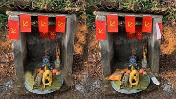 Phong Tục Thịt Gà Trống Thiến Đi Cúng Thổ Công Thổ Địa Mùng.2 Tết Của Người Nùng Lạng Sơn