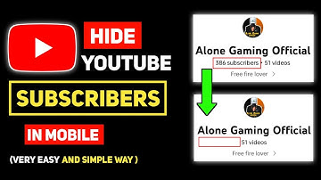 How to Hide Subscribers On Youtube || Subscribers Hide Kaise Kare ? 2022