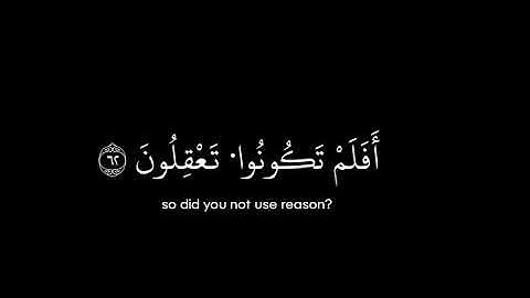 سورة يس • الآيات 60-64 • الشيخ يوسف الصقير • القرآن الكريم شاشة سوداء | Surah Ya-Sin