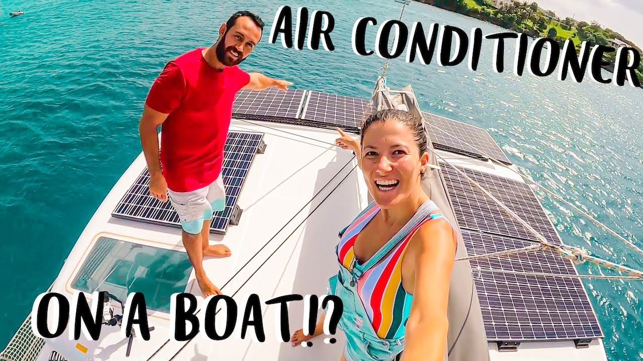 1770W OFF GRID SOLAR POWER SYSTEM W/ LiFePO4 ON A BOAT