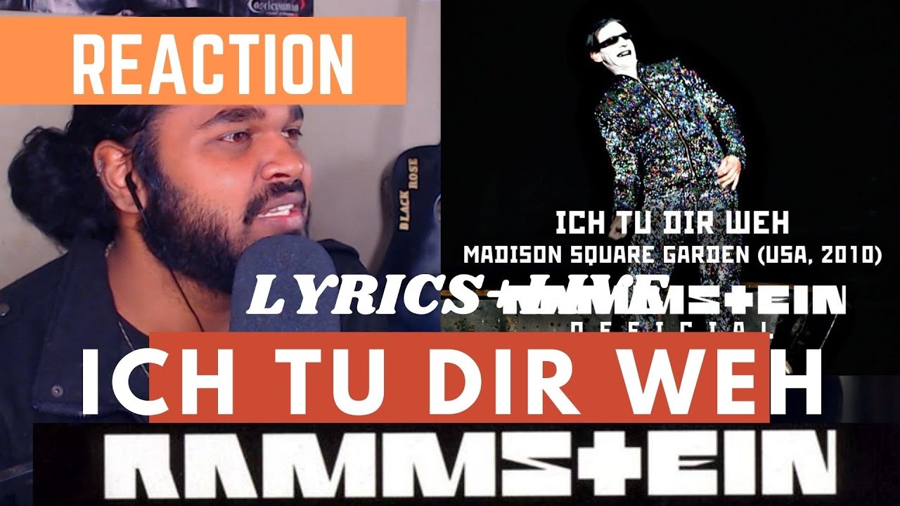 SOUTH AFRICAN REACTION TO Rammstein Ich tu dir weh Lyrics English ...