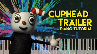 Cuphead Playstation 4 Launch Trailer Piano Tutorial 2020