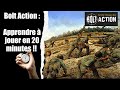 Partie dmo  apprendre  jouer  bolt action en 20 minutes 